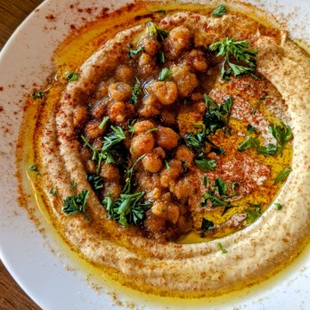 VISH - Hummus is served warm & is made to order - Vegetarian Near Me - Edmonton, Alberta