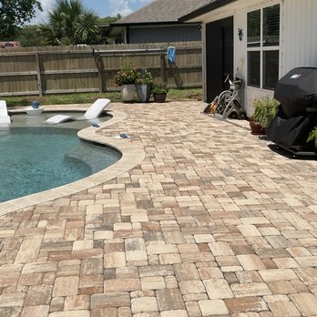 Premier Pools & Spas - Gulf Coast - Slope to house from the other side - Pool & Hot Tub Service Near Me - Fairhope, Alabama
