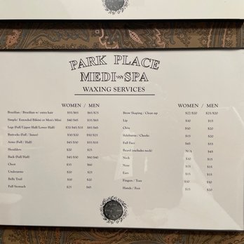 Park Place Medispa - Waxing prices - Medical Spas Near Me - Los Angeles, California Park Place Medispa - Waxing prices - Medical Spas Near Me - Los Angeles, California