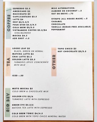 Menu photo 6 Turbo Coffee Florence, AL