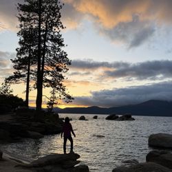 Sand Harbor Beach - Sunset