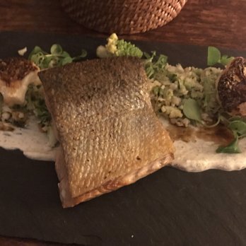 SoLo Farm & Table - Crispy trout with za'tar - New American Near Me - South Londonderry, Vermont
