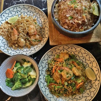 Koh Lipe - Keto Pad Thai with Shrimps, Khao Pad Pla (Fried Rice with Mackerel), Steamed Vegetables, Keto Curry Fried Rice with Shrimps - Thai Near Me - Toronto, Ontario Koh Lipe - Keto Pad Thai with Shrimps, Khao Pad Pla (Fried Rice with Mackerel), Steamed Vegetables, Keto Curry Fried Rice with Shrimps - Thai Near Me - Toronto, Ontario