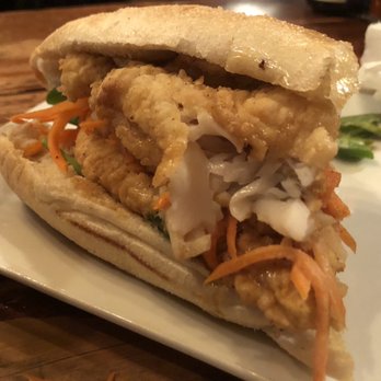 Saigon Shack - Fried fish banh mi - Vietnamese Near Me - New York, New York Saigon Shack - Fried fish banh mi - Vietnamese Near Me - New York, New York