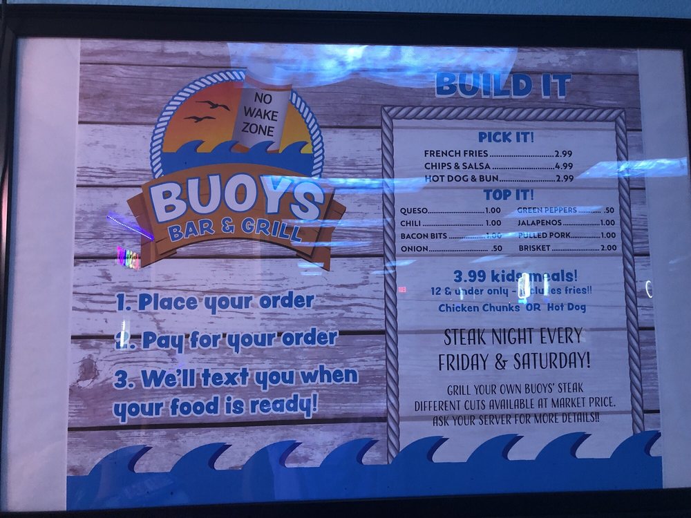 Food from Buoys Bar & Grill