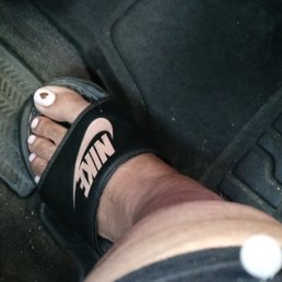 He put that heart on them pretty toes.