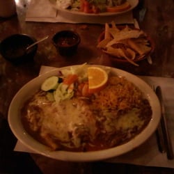 La Indiana Restaurant - Chile Relleno and Enchilada combo