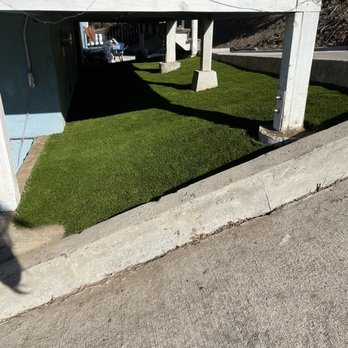 Coronado Turf - Difficult area under our deck - Artificial Turf Near Me