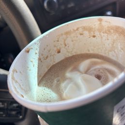 Bit over regular not quite a venti. Better for diet not wallet Bit over regular not quite a venti. Better for diet not wallet