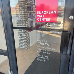 Front door and hours. Front door and hours.