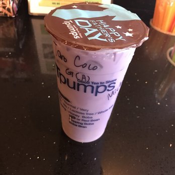Tpumps - Upland - Taro & coconut with almond milk - no sweetener (: - Bubble Tea Near Me - Upland, California Tpumps - Upland - Taro & coconut with almond milk - no sweetener (: - Bubble Tea Near Me - Upland, California