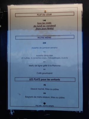 Menu photo 1 Restaurant La Plancha Ondres, 40