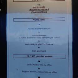 Restaurant La Plancha - Menu