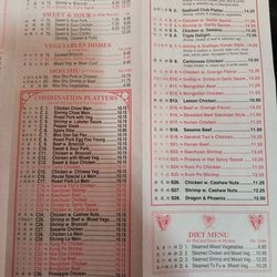 Golden China - Menu