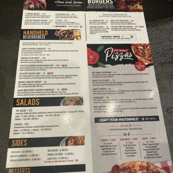 The Brass Tap - Back Side Menu - Cocktail Bars Near Me - Rocklin, California The Brass Tap - Back Side Menu - Cocktail Bars Near Me - Rocklin, California