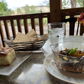 Hell's Backbone Grill & Farm - Pozole and a biscuit. - American Near Me - Boulder, Utah Hell's Backbone Grill & Farm - Pozole and a biscuit. - American Near Me - Boulder, Utah