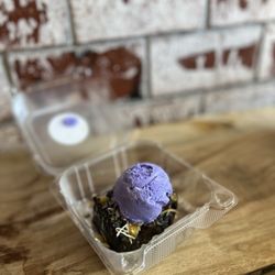 Cafe 86 - Bread Pudding with Ube Ice Cream - @rayz