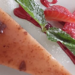 La Ajedrea Bistro - Tarta de queso e higos