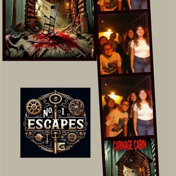 No.1 Escapes - Carnage Cabin - part 2 of the trilogy. Spooky but fun! - Escape Games Near Me - Irvine, California