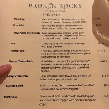 Broken Rocks Cafe & Bakery - Seasonal menu - Bakeries Near Me - Wooster, Ohio