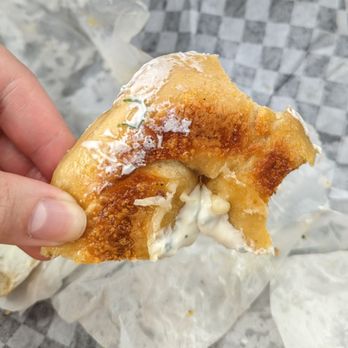 Inglorious Bagels - Bottom of muenster bagel (very crunchy, not toasted) - Bagels Near Me - Carlsbad, California Inglorious Bagels - Bottom of muenster bagel (very crunchy, not toasted) - Bagels Near Me - Carlsbad, California