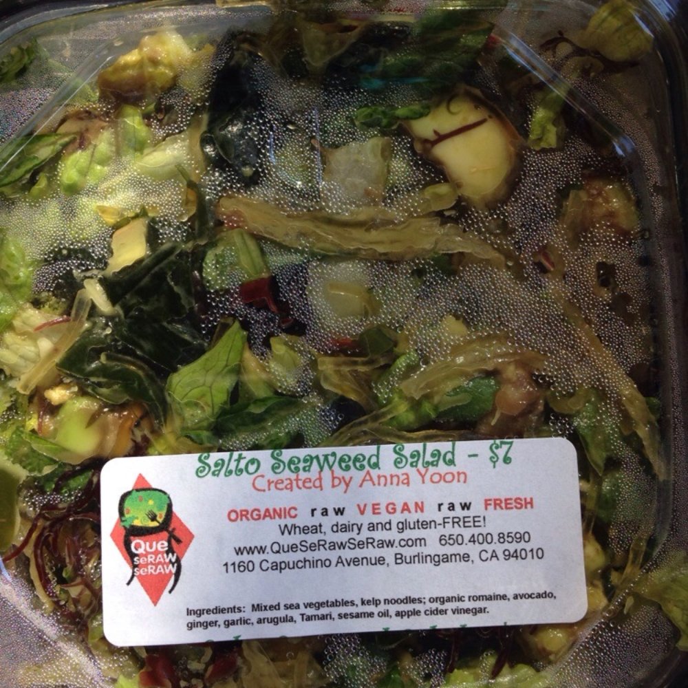 Que SeRaw SeRaw - Seaweed salad - Vegan Near Me - Burlingame, California Que SeRaw SeRaw - Seaweed salad - Vegan Near Me - Burlingame, California