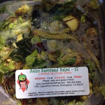 Que SeRaw SeRaw - Seaweed salad - Vegan Near Me - Burlingame, California Que SeRaw SeRaw - Seaweed salad - Vegan Near Me - Burlingame, California