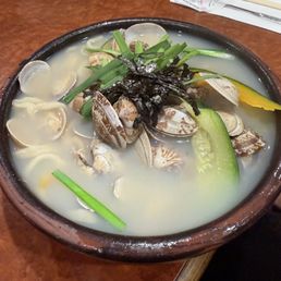 Clam noodle soup Clam noodle soup