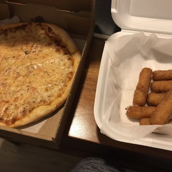 Mega's Pizzeria - Cheese pizza and mozzarella sticks. - Pizza Near Me - Jacksonville, Florida
