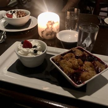 Dorn's Original Breakers Cafe - Berry cobbler and ice cream sundae - Seafood Near Me - Morro Bay, California Dorn's Original Breakers Cafe - Berry cobbler and ice cream sundae - Seafood Near Me - Morro Bay, California