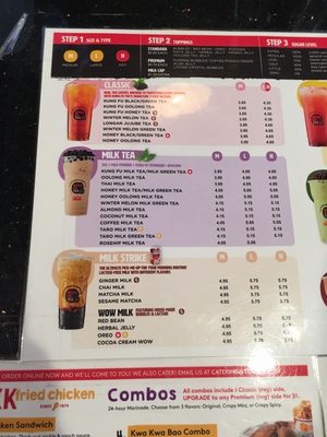 Menu photo 2 Kung Fu Tea Cherry Hill, NJ