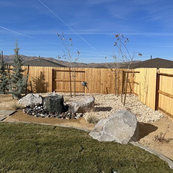T&T Lawns Plus - Rock feature and fountain - Landscaping Near Me - Sparks, Nevada T&T Lawns Plus - Rock feature and fountain - Landscaping Near Me - Sparks, Nevada
