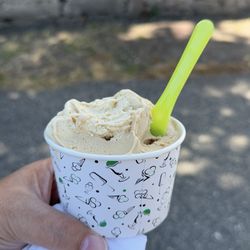 Medzo Gelato Bar - Coffee and pistachio