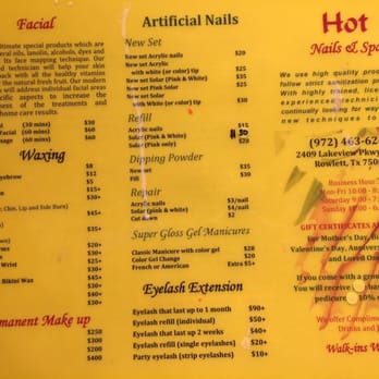 Hot Nails & Spa - What they have :) - Nail Salons Near Me - Rowlett, Texas
