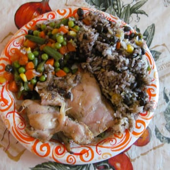 Sardi's Pollo A La Brasa - ONE HALF serving (Left Overs taken home) of Pollo Parrillero/Grilled de-boned chicken. Excellent choice. Highly recommended. - Latin American Near Me - Frederick, Maryland