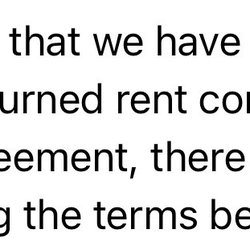 Commercial Kithchen OC - Written communication from Commercial Kitchens OC confirming no signed or fully executed rent agreement had been received.