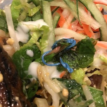 Saigon - We found a rubber-band in the vermicelli. Does this mean they don't wash their veggies? Gag-gag-barf! - Vietnamese Near Me - San Diego, California Saigon - We found a rubber-band in the vermicelli. Does this mean they don't wash their veggies? Gag-gag-barf! - Vietnamese Near Me - San Diego, California