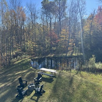 Bromley View Inn - View off the wrap around deck out back - Hotels Near Me - Bondville, Vermont