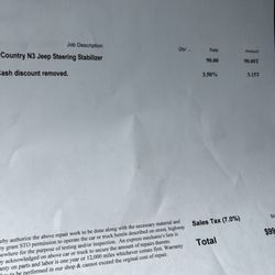 Step One Ford Crestview - Price for stabilizer they used compared to the $180 price tag