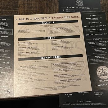 Taffer’s Tavern Orlando - Menu - Wine Bars Near Me - Orlando, Florida