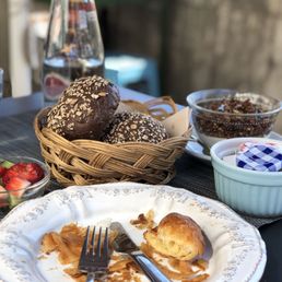 Natural Breakfast and croissant half-devoured (sorry couldn't resist ) Natural Breakfast and croissant half-devoured (sorry couldn't resist )