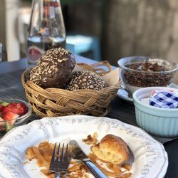La Boulangerie - Natural Breakfast and croissant  half-devoured (sorry couldn't resist )