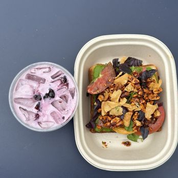 Breadbelly - Blueberry lassi and tomato toast - Bakeries Near Me - San Francisco, California