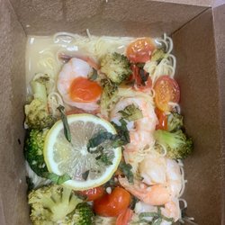 Ciao Pizzeria Cerino - Shrimp pasta. Angel hair noodles. 1/2 order.