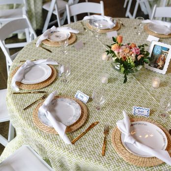 Jackson's Kitchen - Table settings. Mike provided the napkins and water goblets. - Caterers Near Me - Clover, South Carolina
