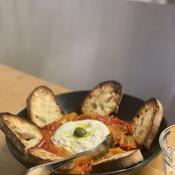 Sandrino - Burrata w/ peppers - Pizza Near Me - Sausalito, California Sandrino - Burrata w/ peppers - Pizza Near Me - Sausalito, California