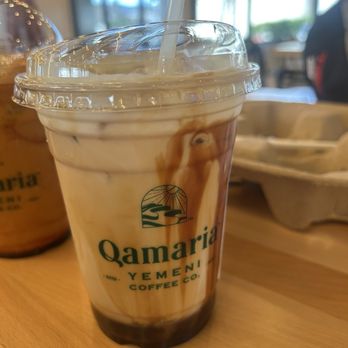 Qamaria Yemeni Coffee - Date latte - Coffee & Tea Near Me - Pleasanton, California Qamaria Yemeni Coffee - Date latte - Coffee & Tea Near Me - Pleasanton, California