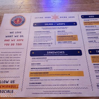 Bohemian Bull - Menu - American Near Me - Grapevine, Texas Bohemian Bull - Menu - American Near Me - Grapevine, Texas