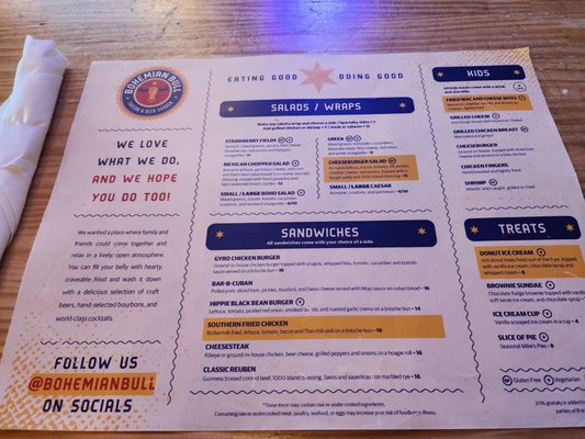Menu photo 2 Bohemian Bull Grapevine, TX Menu photo 2 Bohemian Bull Grapevine, TX