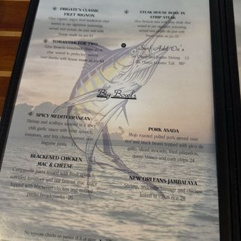 Frigate's Waterfront Bar & Grill - Menu - Seafood Near Me - North Palm Beach, Florida Frigate's Waterfront Bar & Grill - Menu - Seafood Near Me - North Palm Beach, Florida
